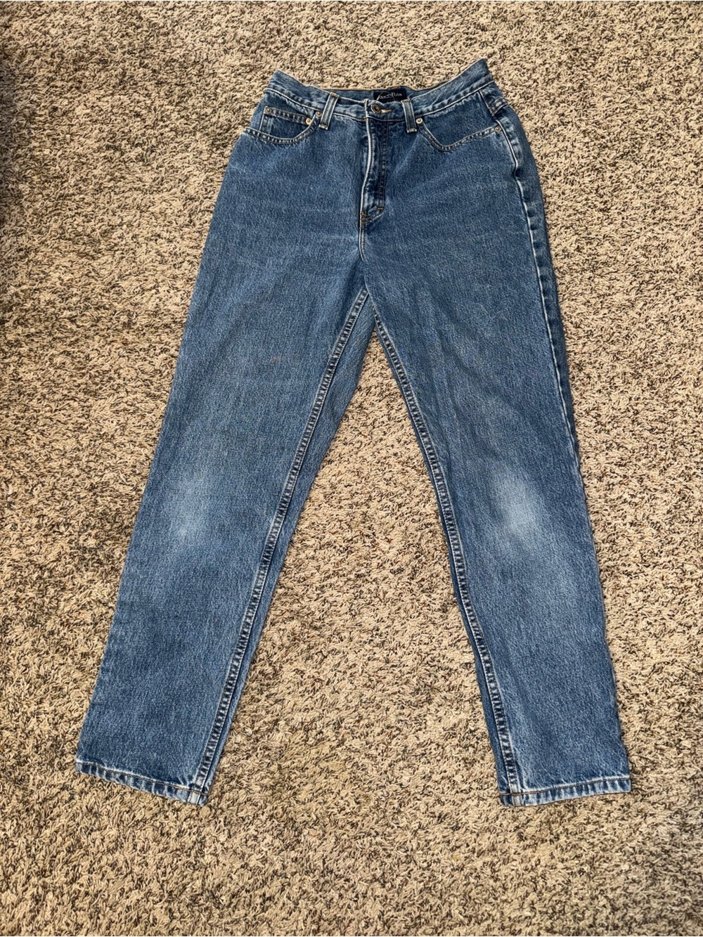 Vintage Ann Taylor Blue Straight Leg Slim Jeans
